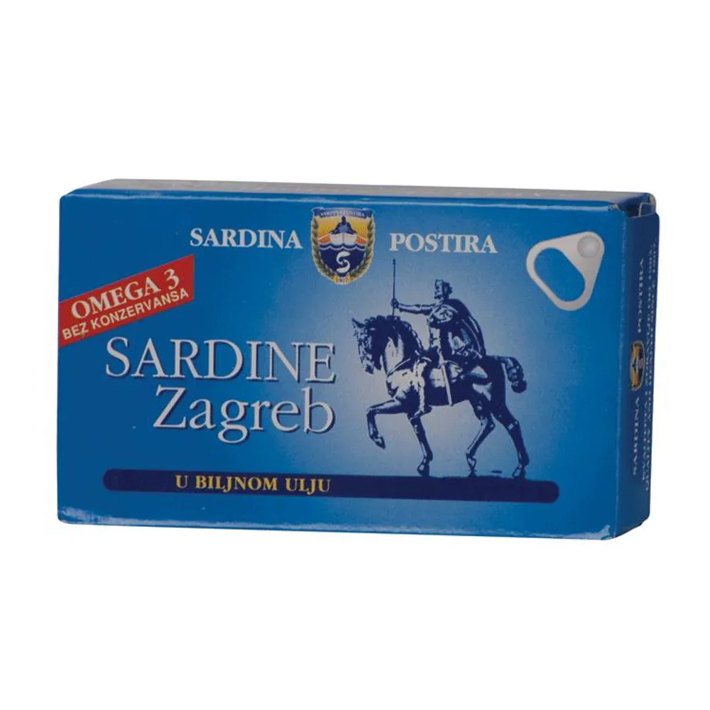 Sardina Zagreb u biljnom ulju 115 g Sardina