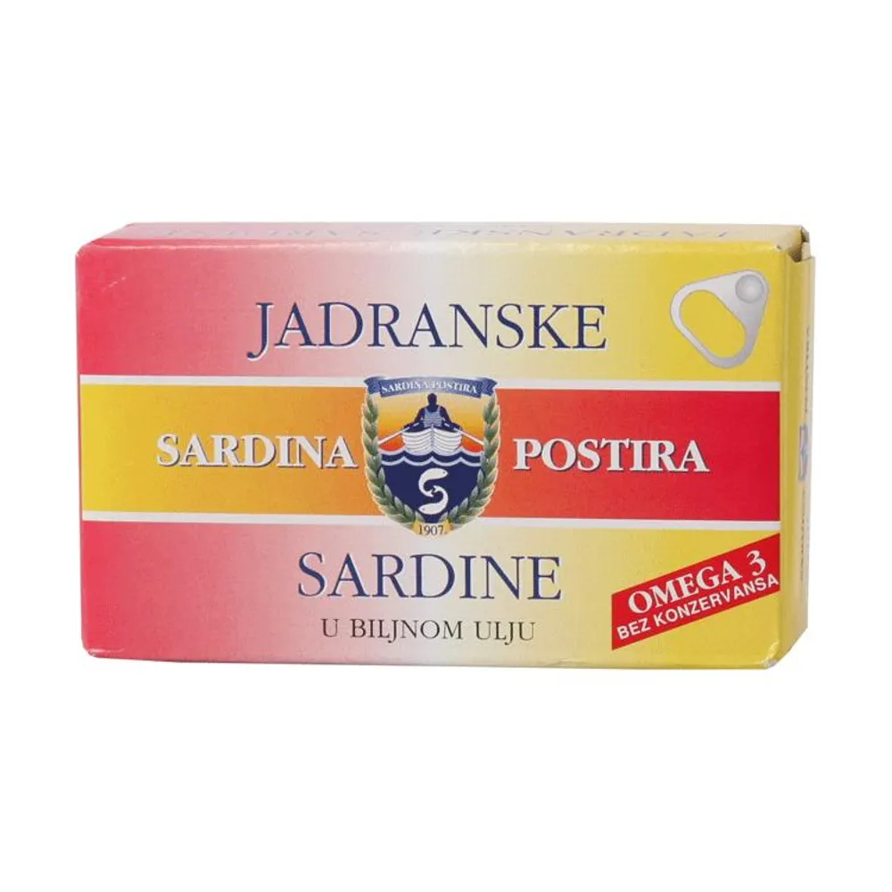 Sardina Jadran u biljom ulju 115 g Sardina