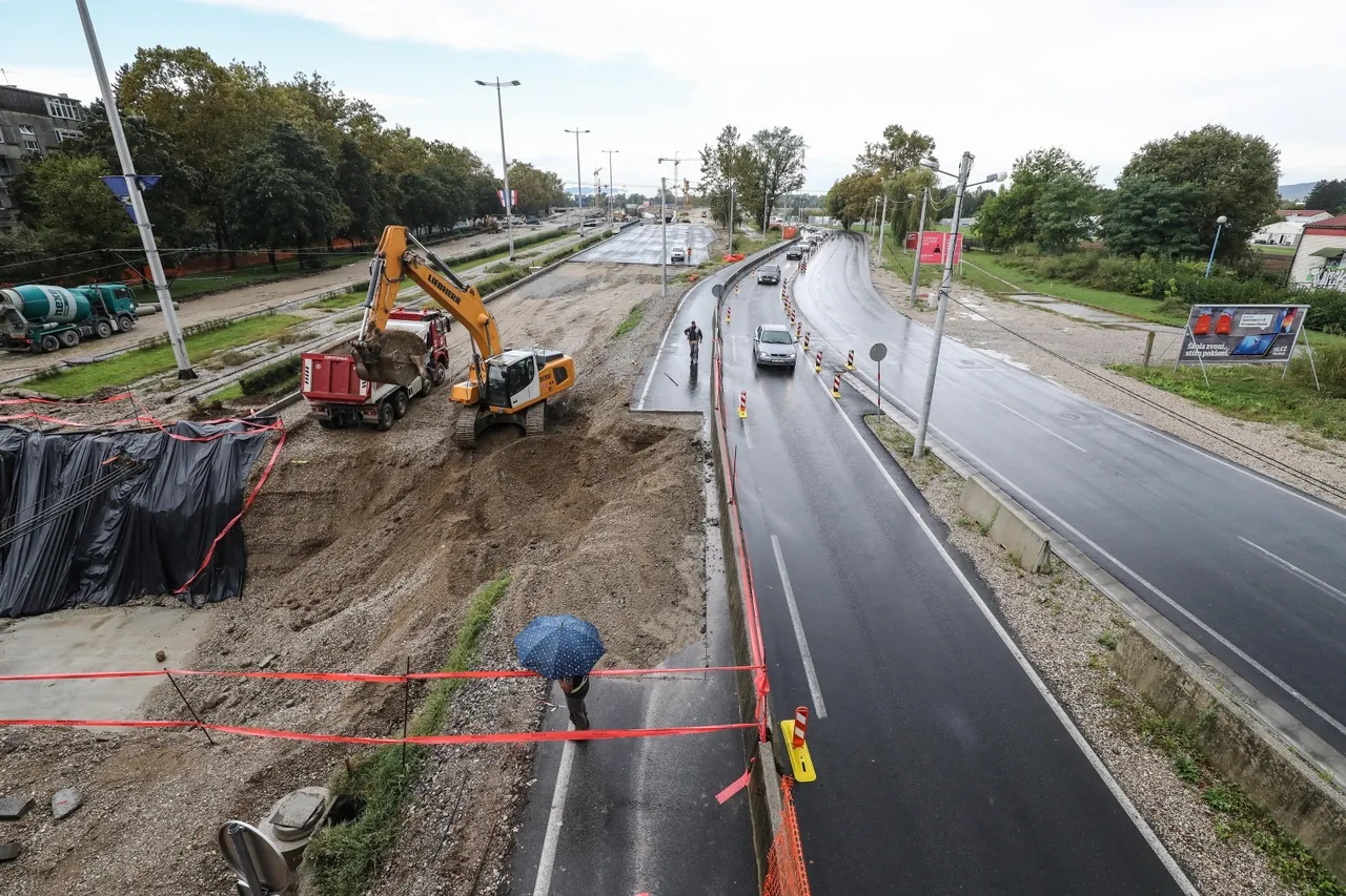 Jedna zatvorena traka uzrokovala prometni kolaps u Zagrebu
