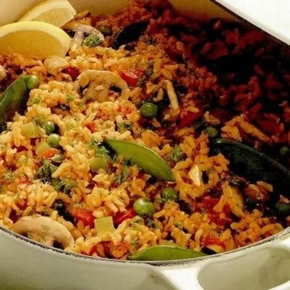 Vegetarijanski rižoto Paella