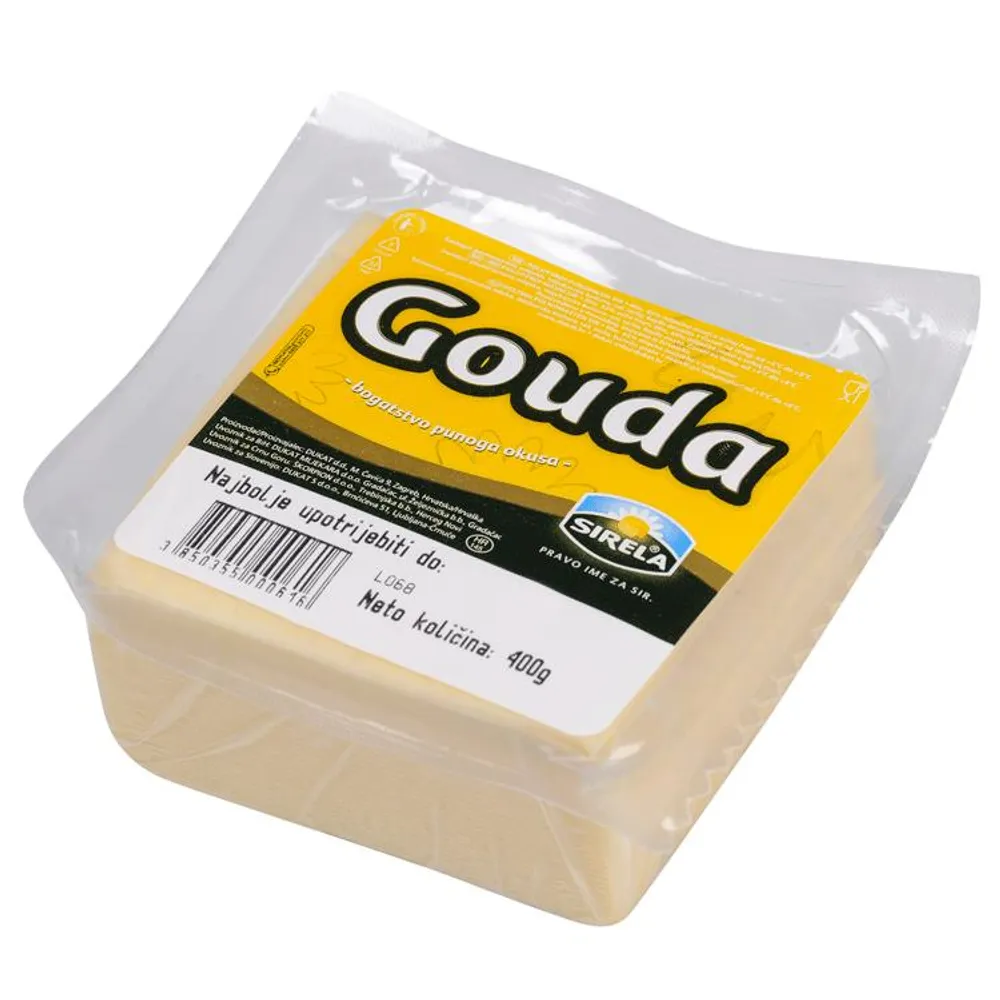 Polutvrdi sir Gouda 48% mm 400 g