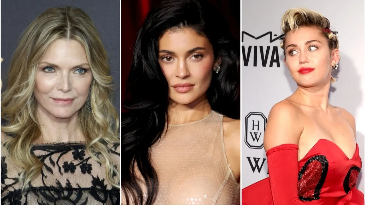 Kylie Jenner, Michelle Pfeiffer i Miley Cyrus