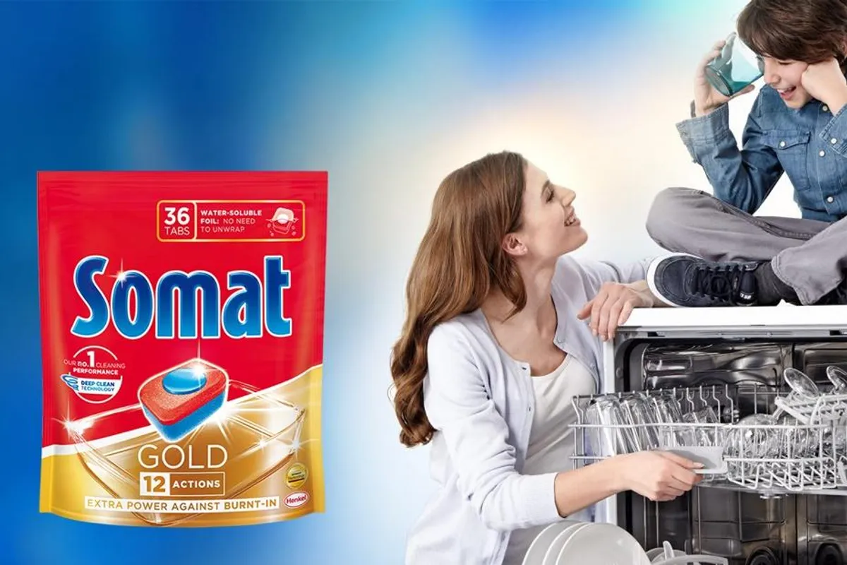 Prijavite se za recenziju novih Somat Gold tableta za pranje posuđa