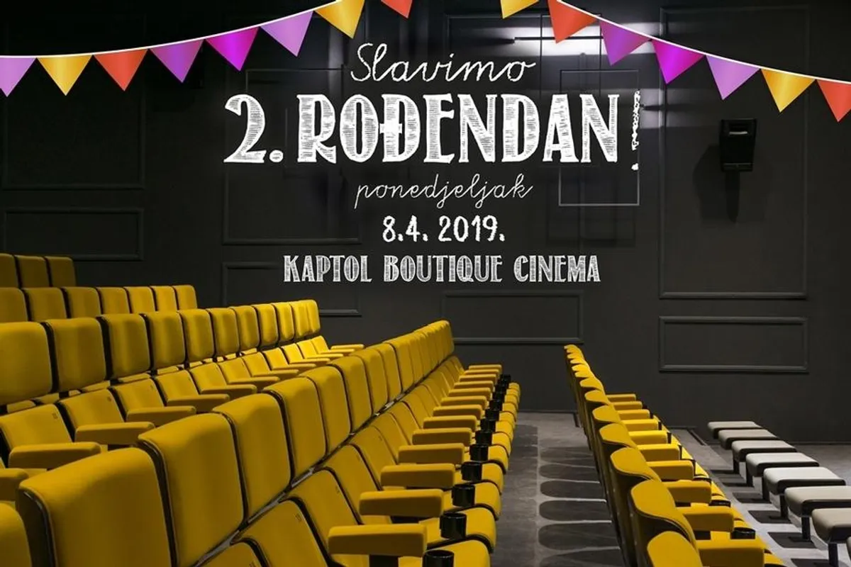 Proslavite drugi rođendan Kaptol Boutique Cinema uz filmove, svirku i niz pogodnosti!