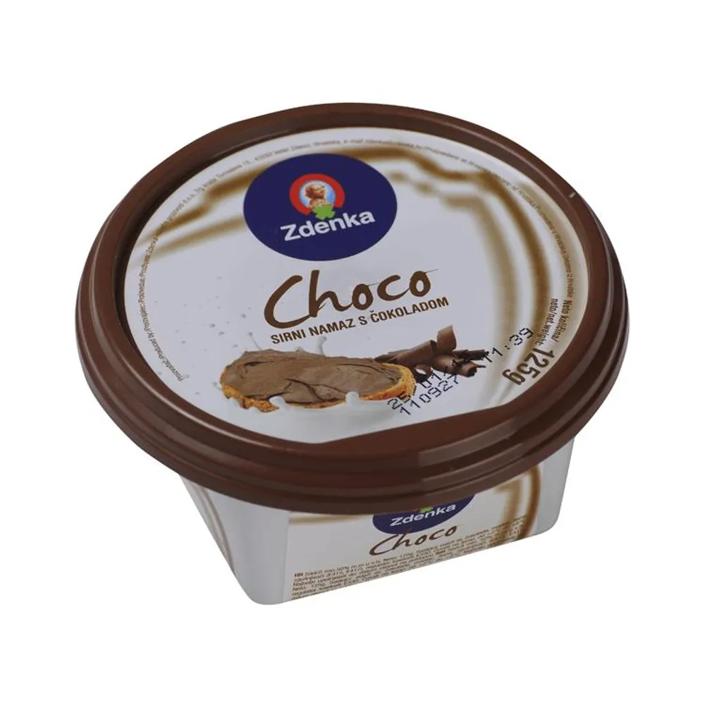 Zdenka sirni namaz choco 125 g