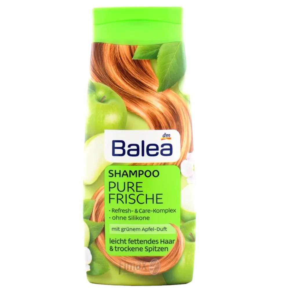 Balea Pure Frische šampon za kosu koja se lagano masti sa suhim vrhovima