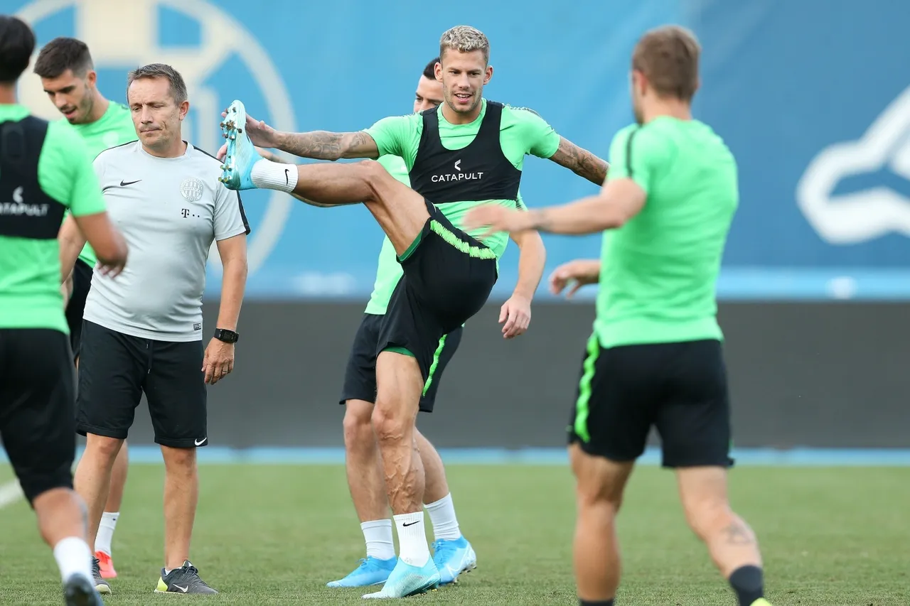 Zagreb: Trening Ferencvarosi TC uoči utakmice 3. pretkola UEFA Lige prvaka