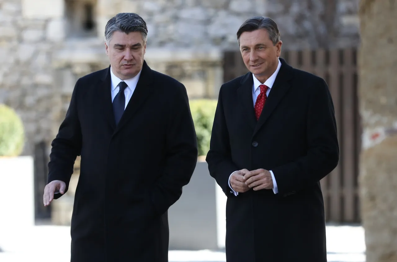 Zoran Milanović i Borut Pahor