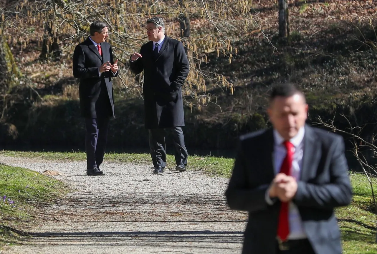 Zoran Milanović i Borut Pahor