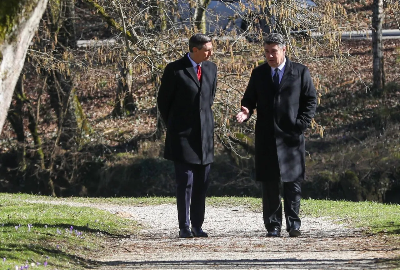 Zoran Milanović i Borut Pahor