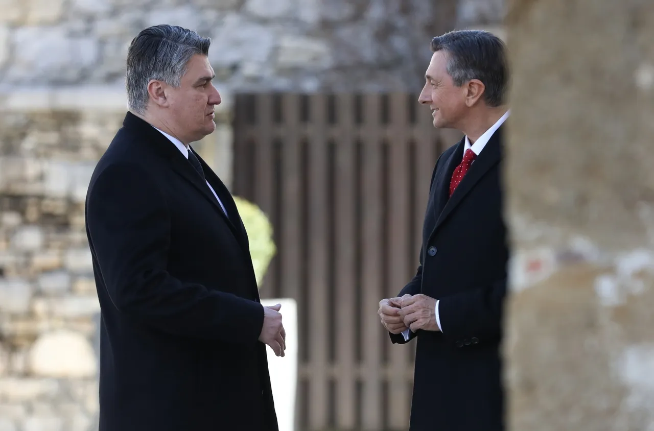 Zoran Milanović i Borut Pahor