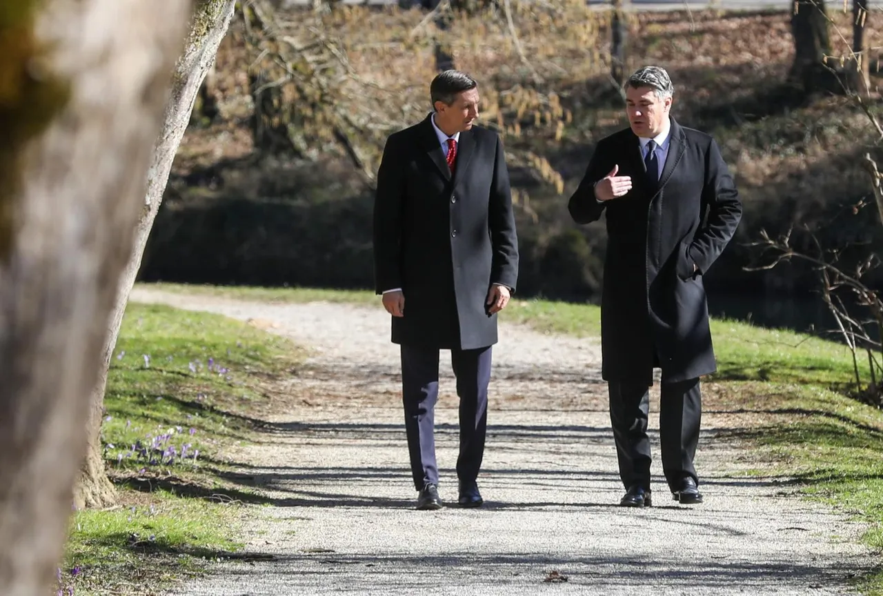 Zoran Milanović i Borut Pahor