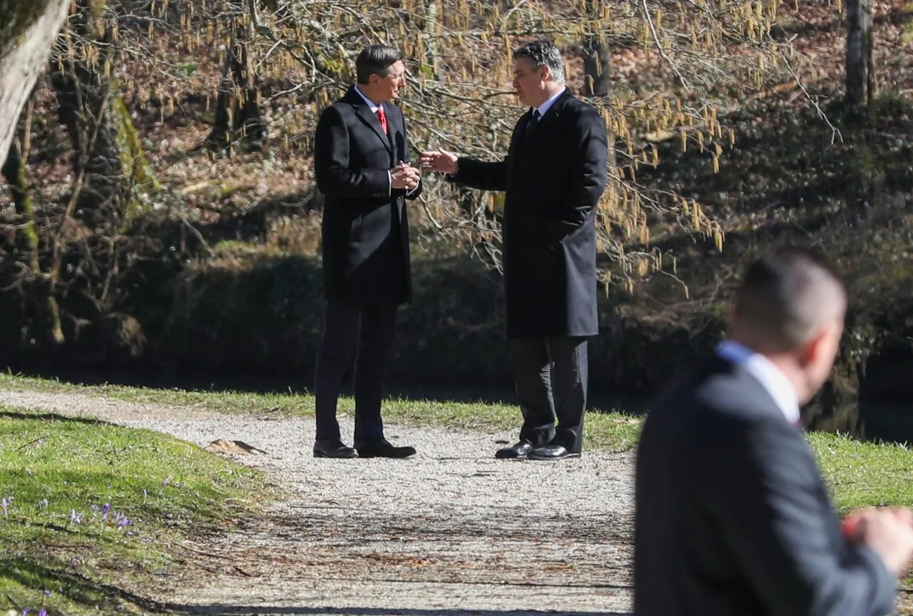 Zoran Milanović i Borut Pahor