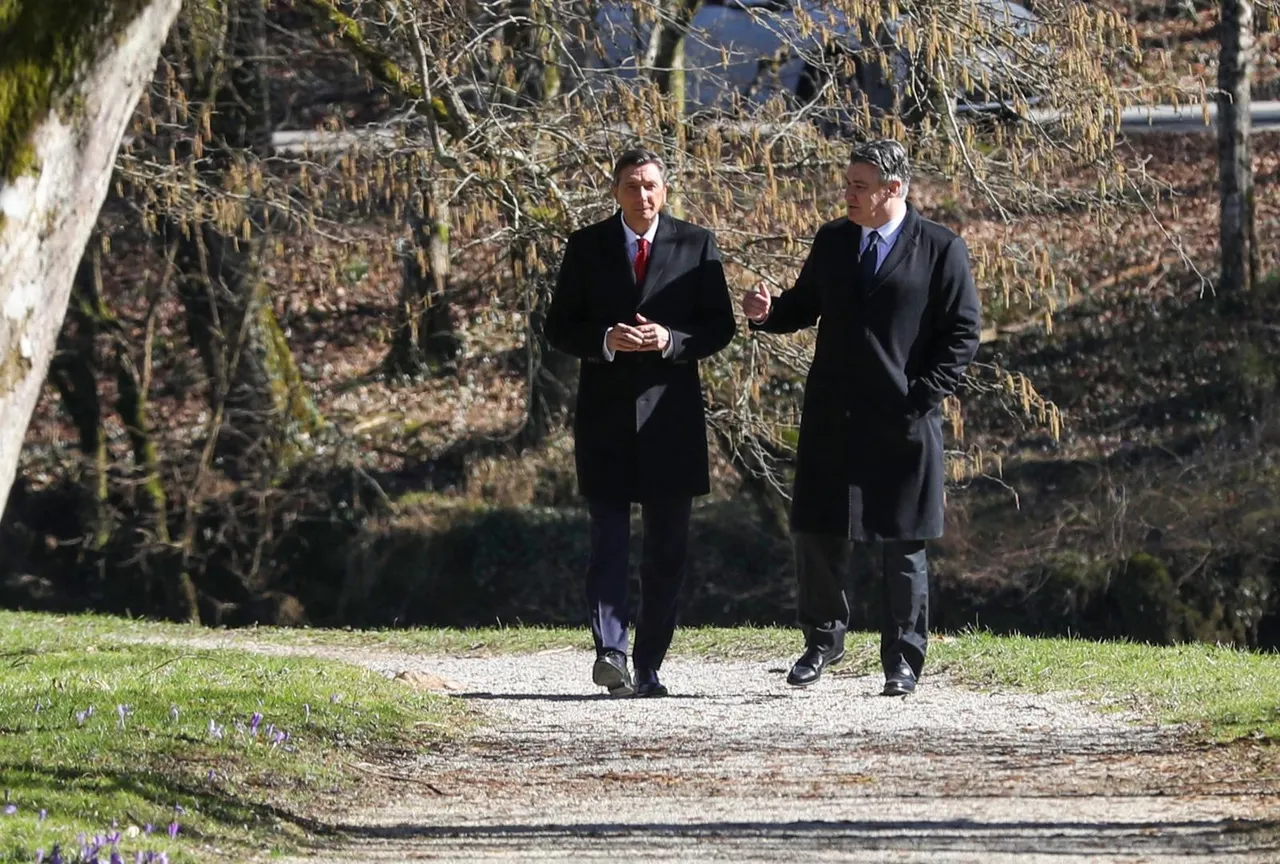 Zoran Milanović i Borut Pahor