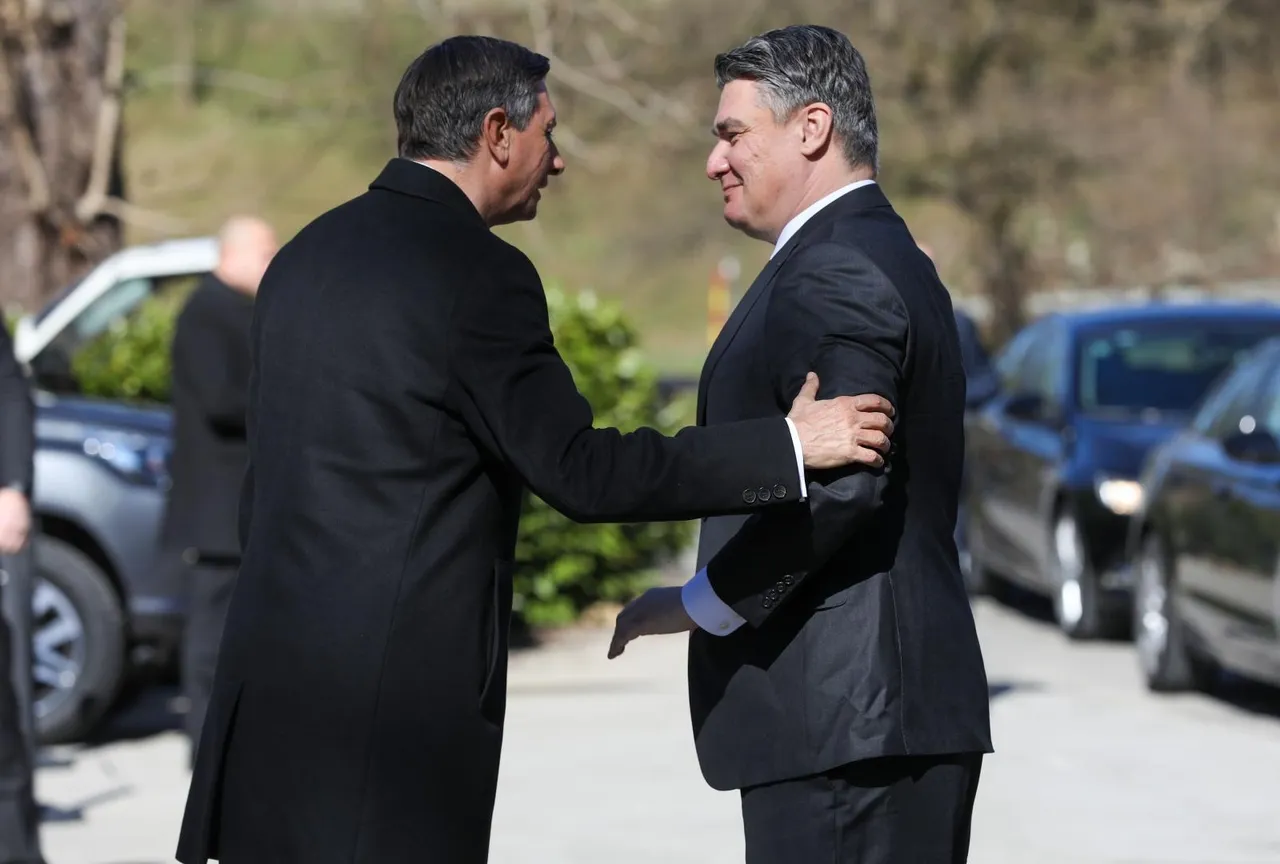 Zoran Milanović i Borut Pahor