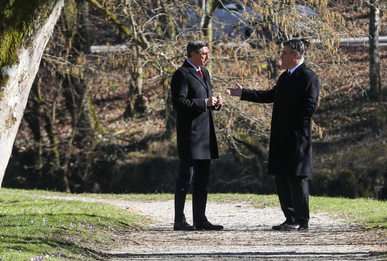 Zoran Milanović i Borut Pahor