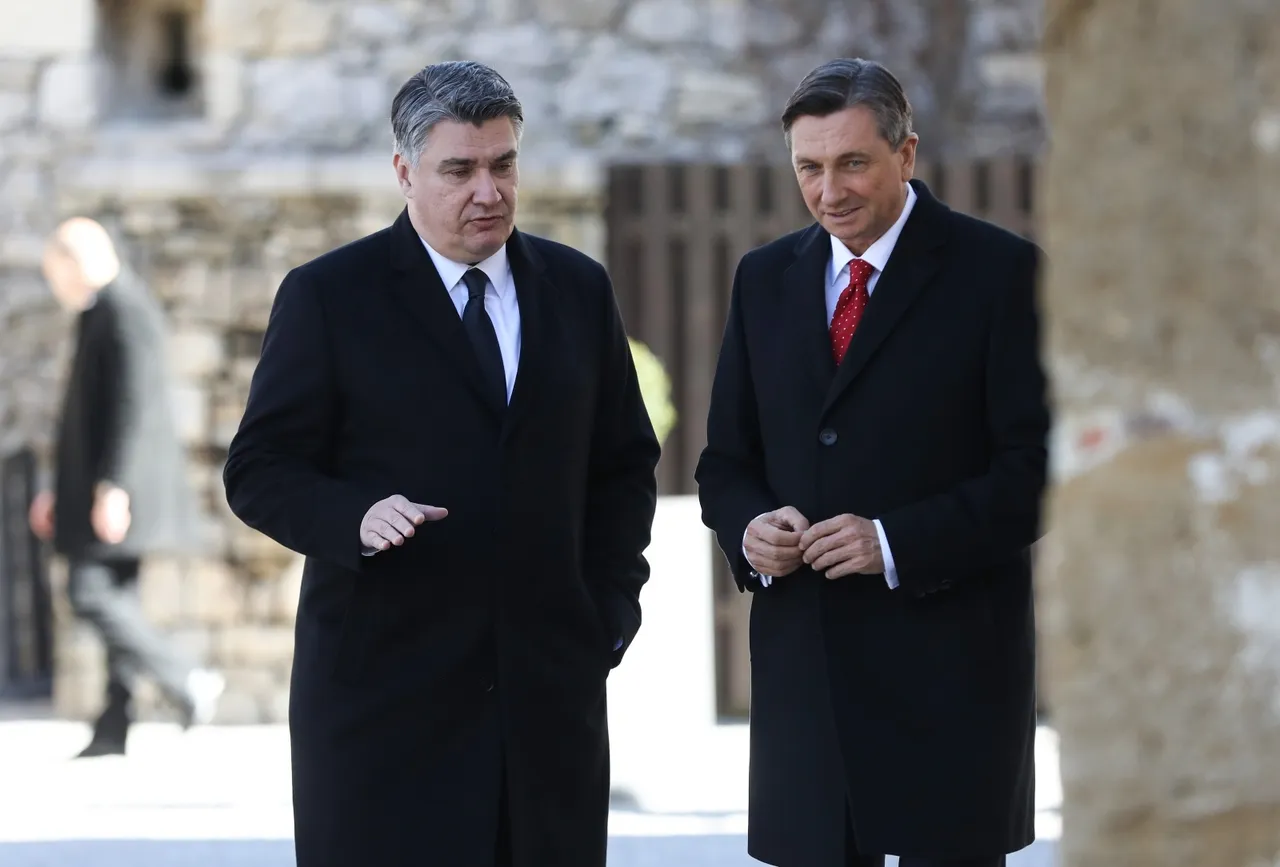 Zoran Milanović i Borut Pahor