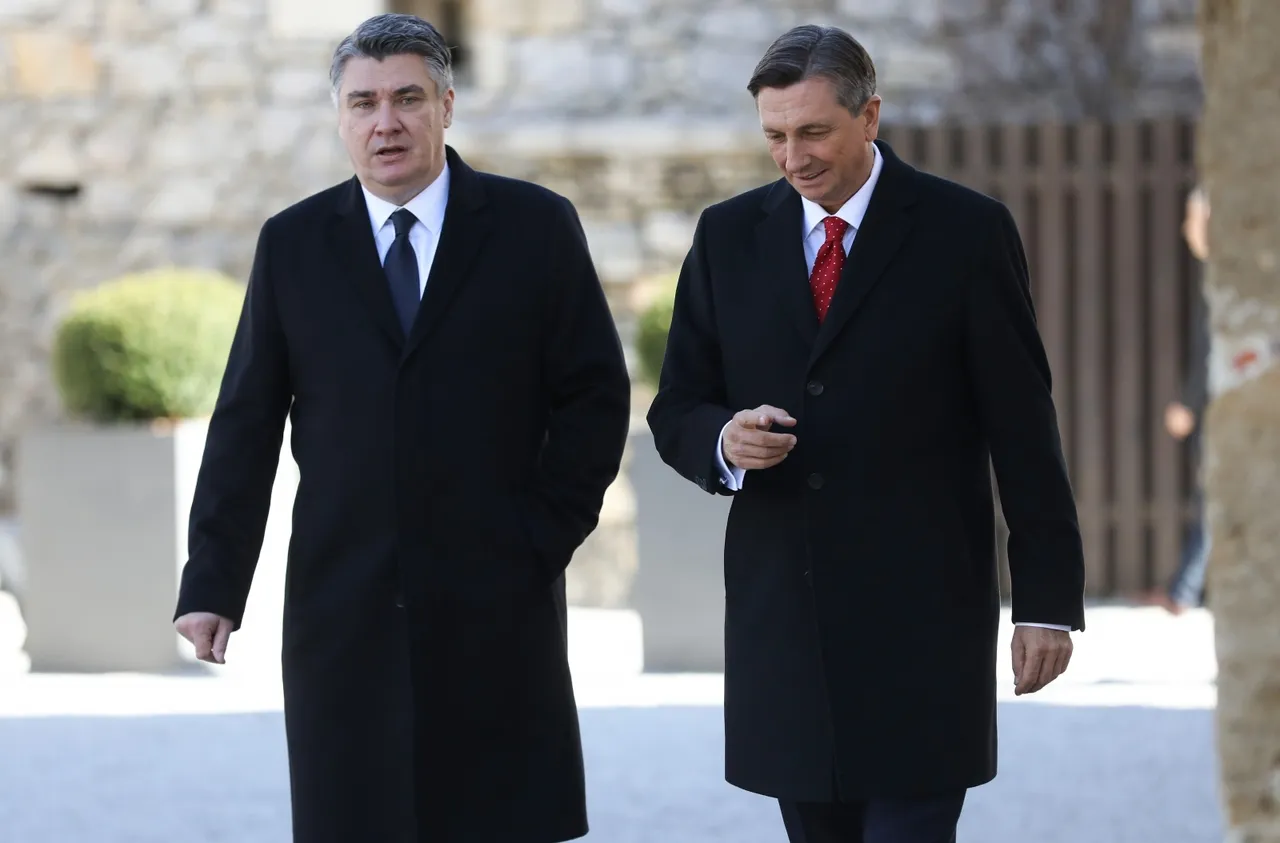 Zoran Milanović i Borut Pahor