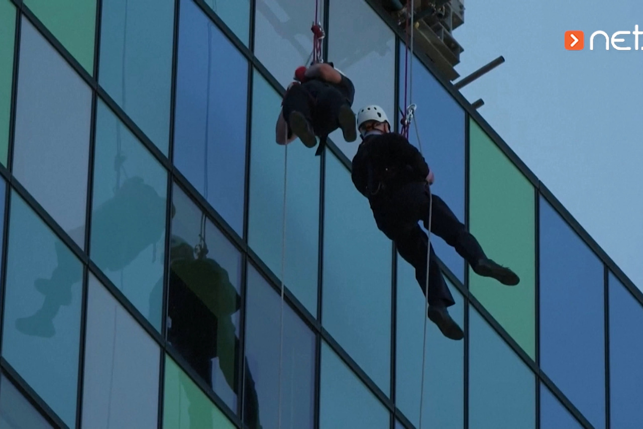 U 102. godini života užetom se spustio niz 85 metara visoku zgradu u dobrotvorne svrhe - Net.hr