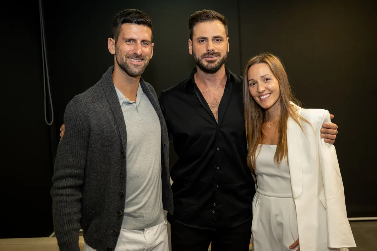 Novak Đoković, HAUSER i Jelena Đoković.jpg