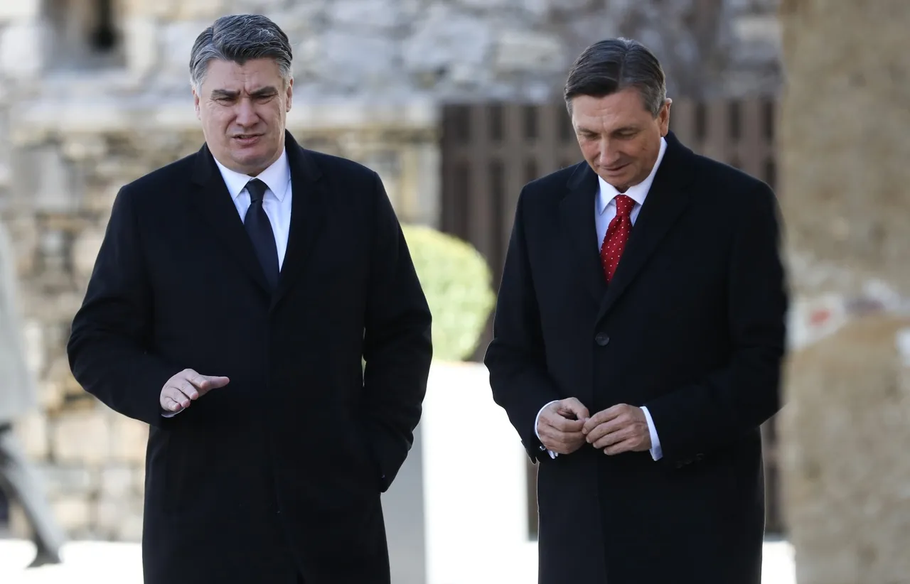 Zoran Milanović i Borut Pahor