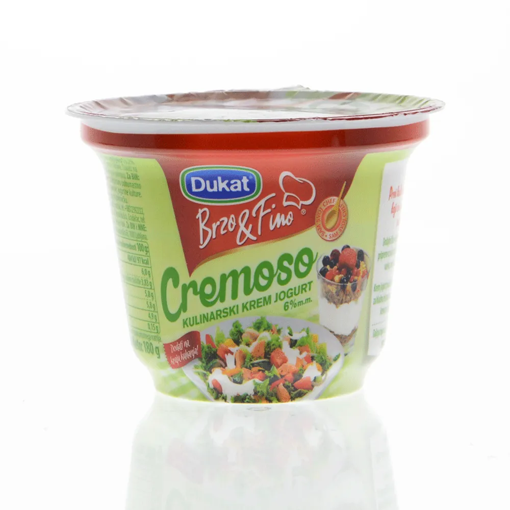 Dukat Cremoso kulinarski krem jogurt 180g