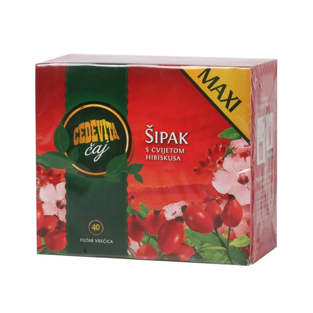 Čaj Maxi šipak 40x2,5 g Cedevita