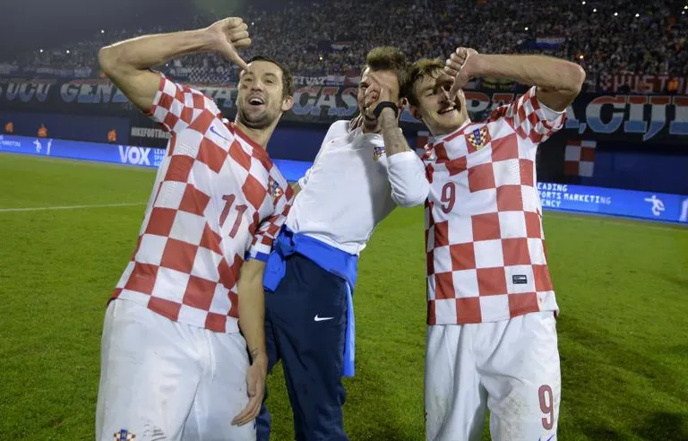 Ovako su hrvatski nogometaši slavili plasman u Brazil