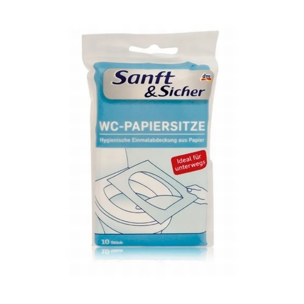 Sanft + Sicher papirnati podlošci za WC dasku