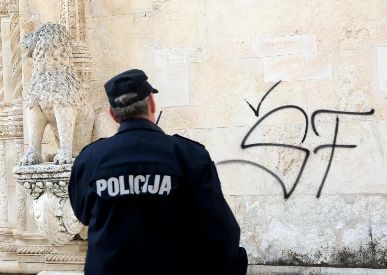 Nepoznati počinitelji išarali pročelje šibenske katedrale