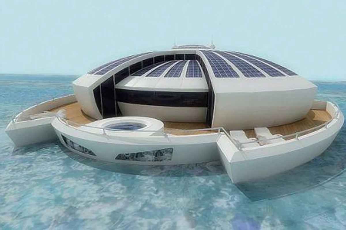 Solarna plutajuća vila, budućnost stanovanja