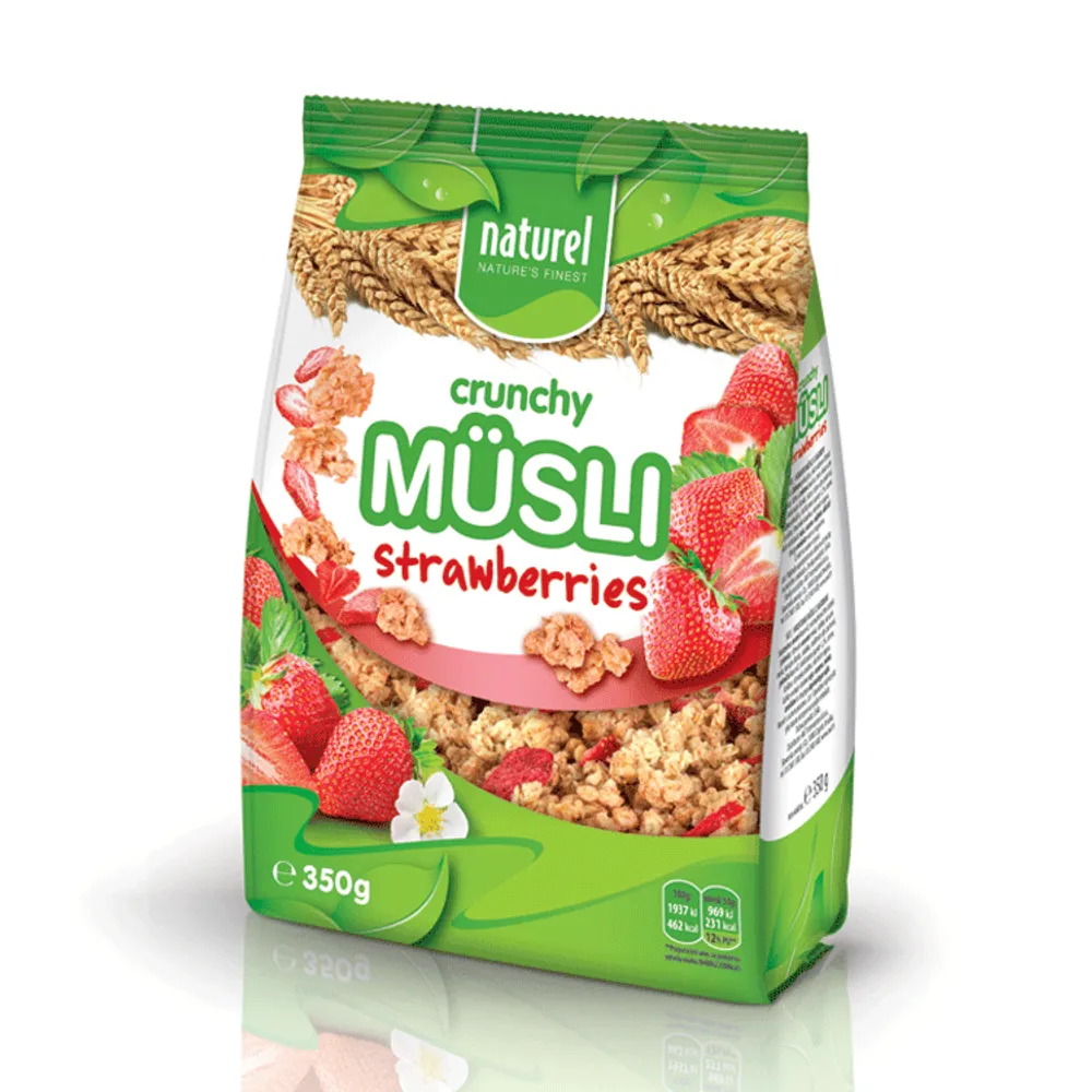 Naturel Crunchy muesli strawberry 350g