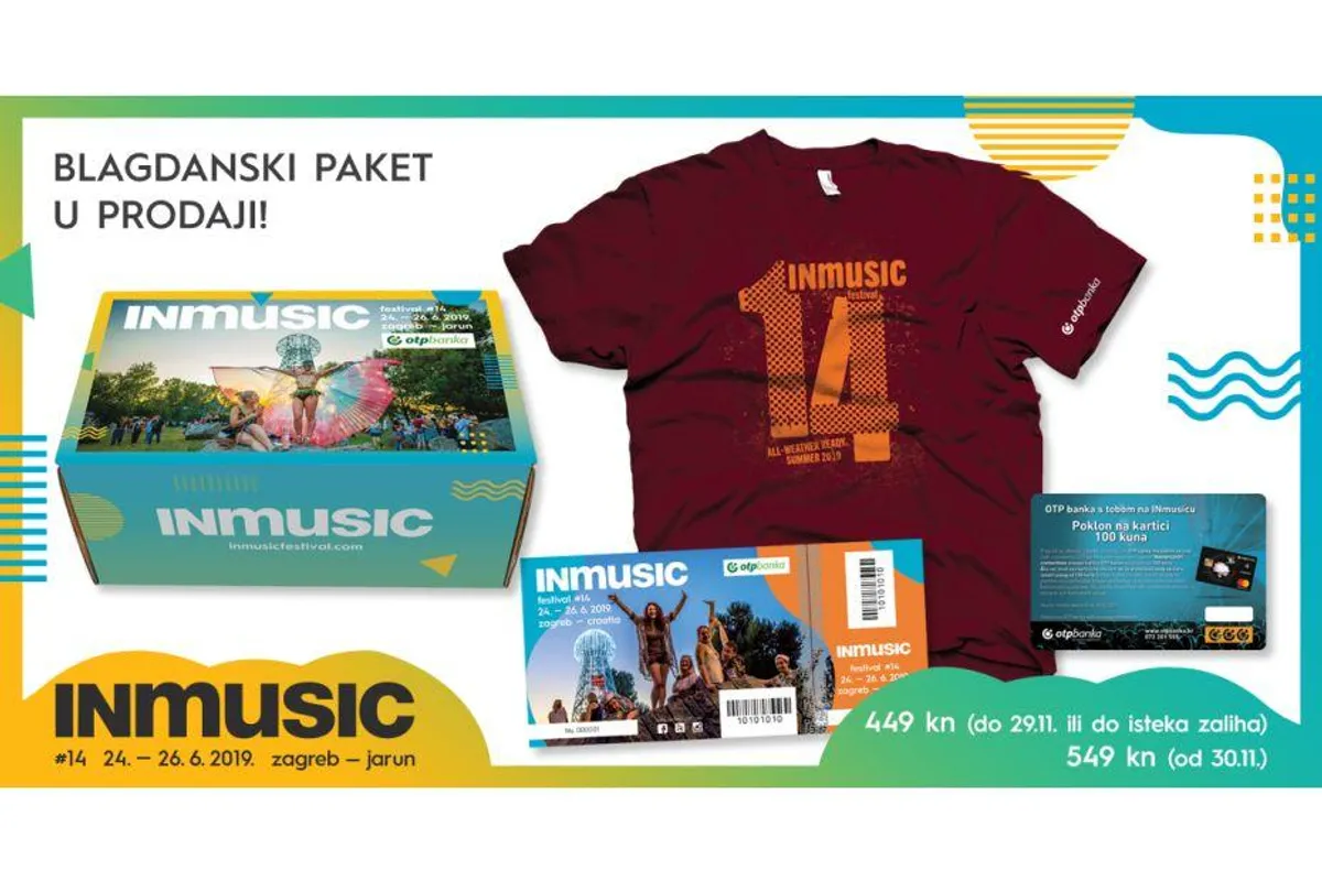 U prodaji su blagdanski paketi za INmusic festival #14!