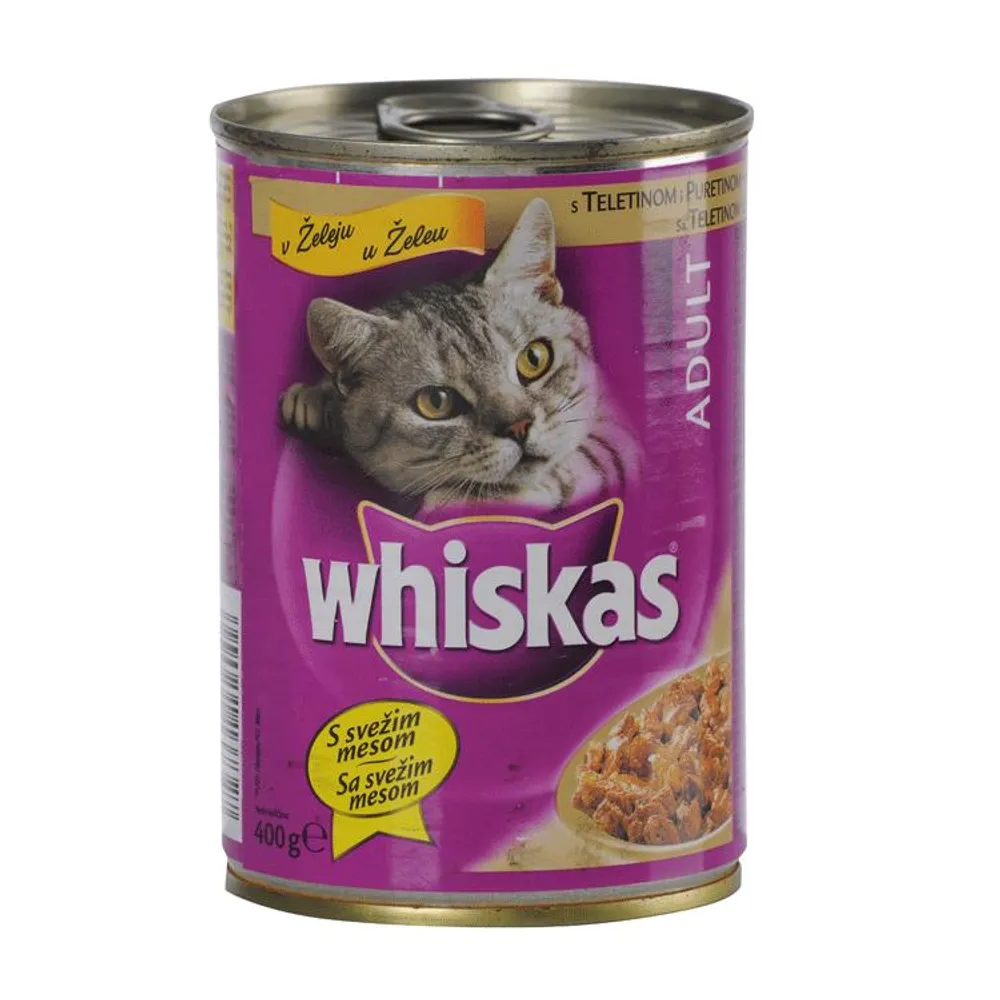 Whiskas teletina puretina u želeu 400 g