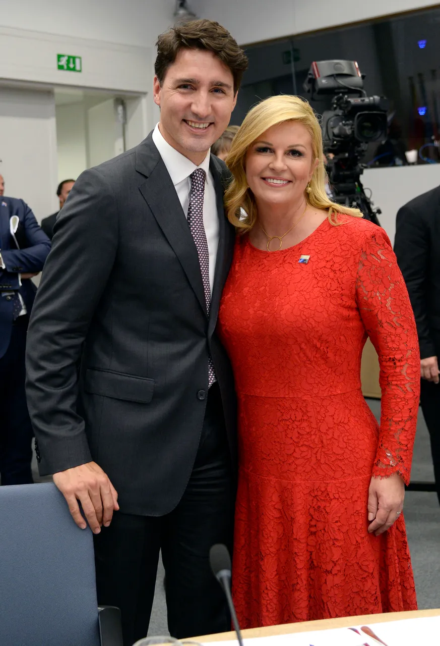 Justin Trudeau i Kolinda Grabar-Kitarović