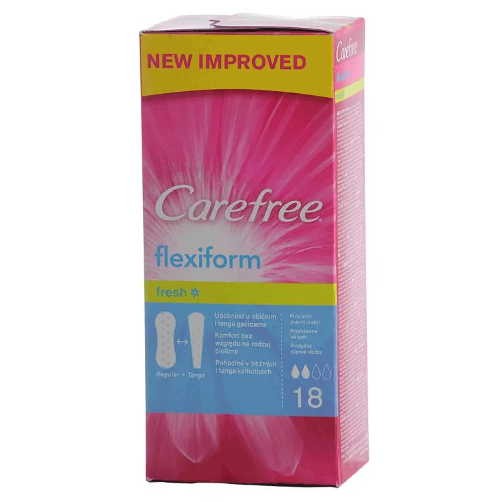 Higijenski ulošci Carefree flexiform fresh 18