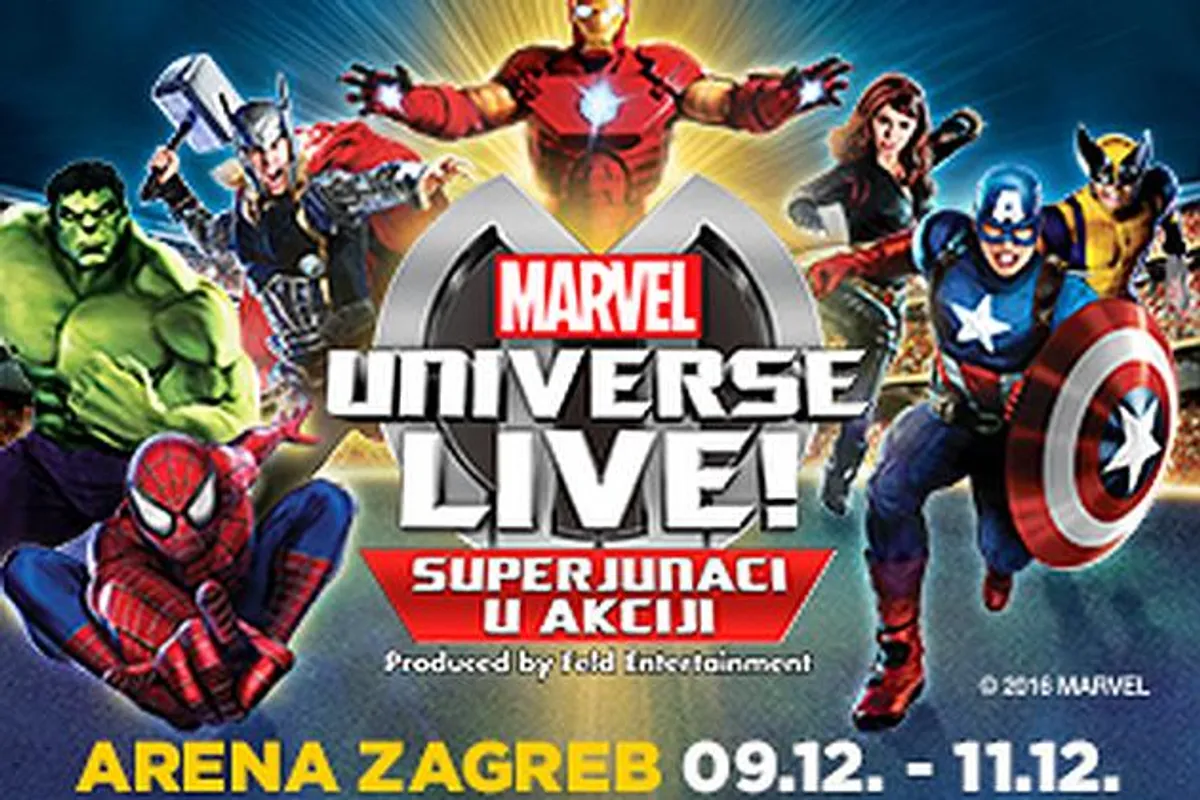 Marvel Universe super junaci oživljavaju na predstavi koja stiže u Hrvatsku po prvi put