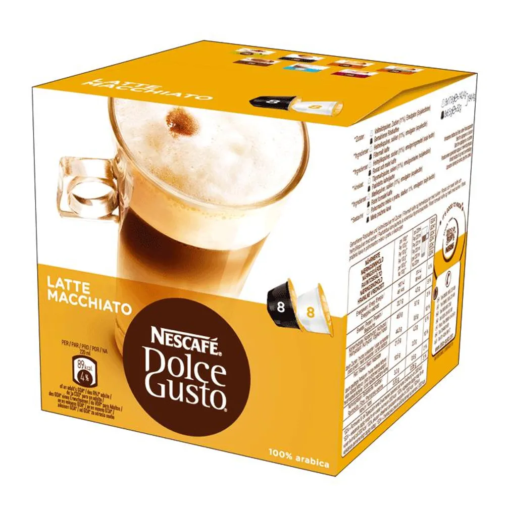 Dolce Gusto kava Latte Macchiato 16/1 194 g