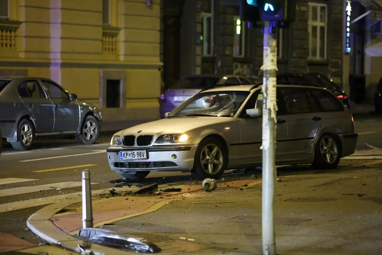 Prometna nesreća na križanju ulice Pavla Hatza i Petrinjske