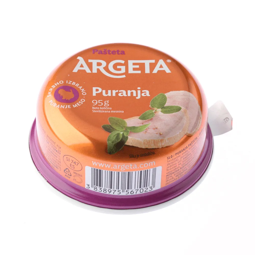 Pašteta pureća Argeta 95g