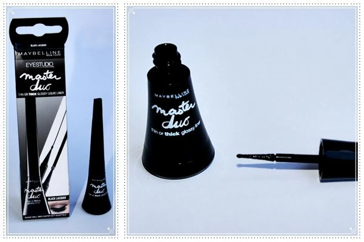 Test zona: Maybelline New York Master Duo Thin or Thick Glossy Liner