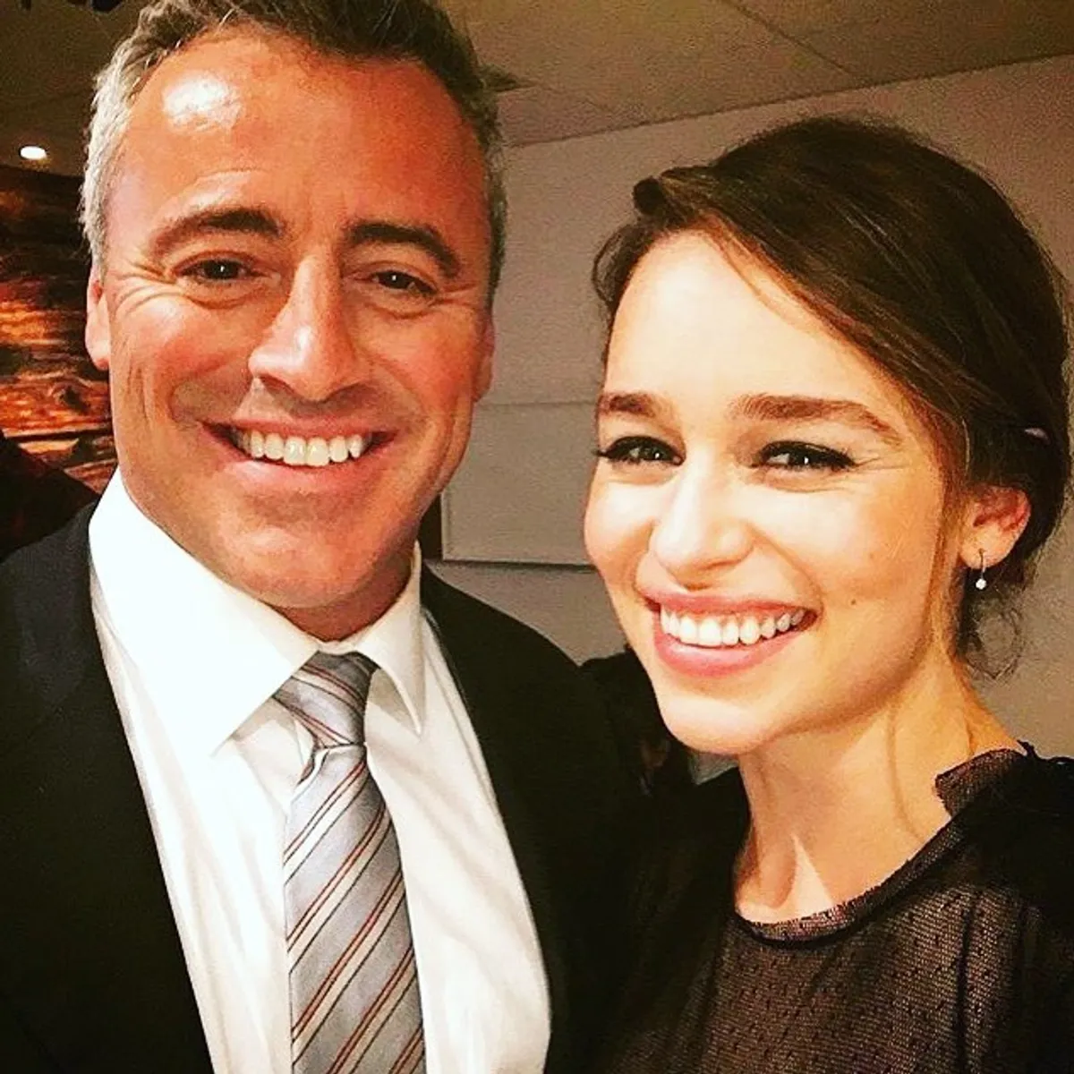 Emilia Clarke i Matt LeBlanc