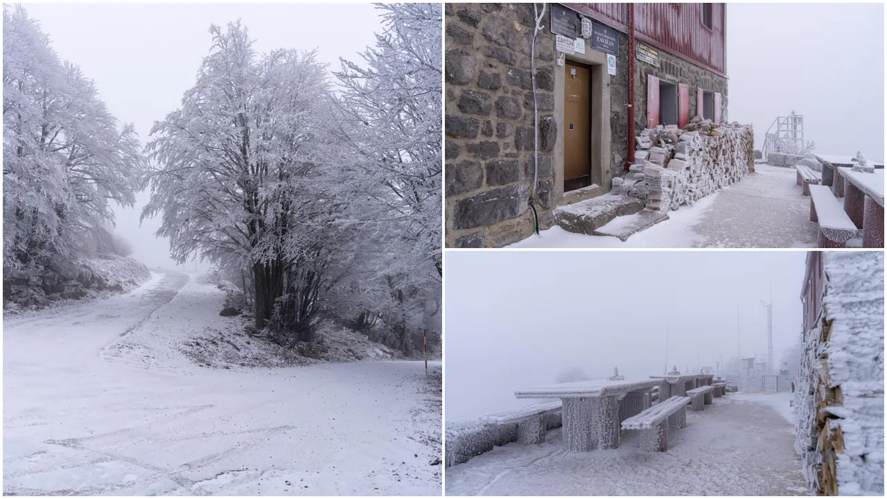 Snijeg na Zavižanu