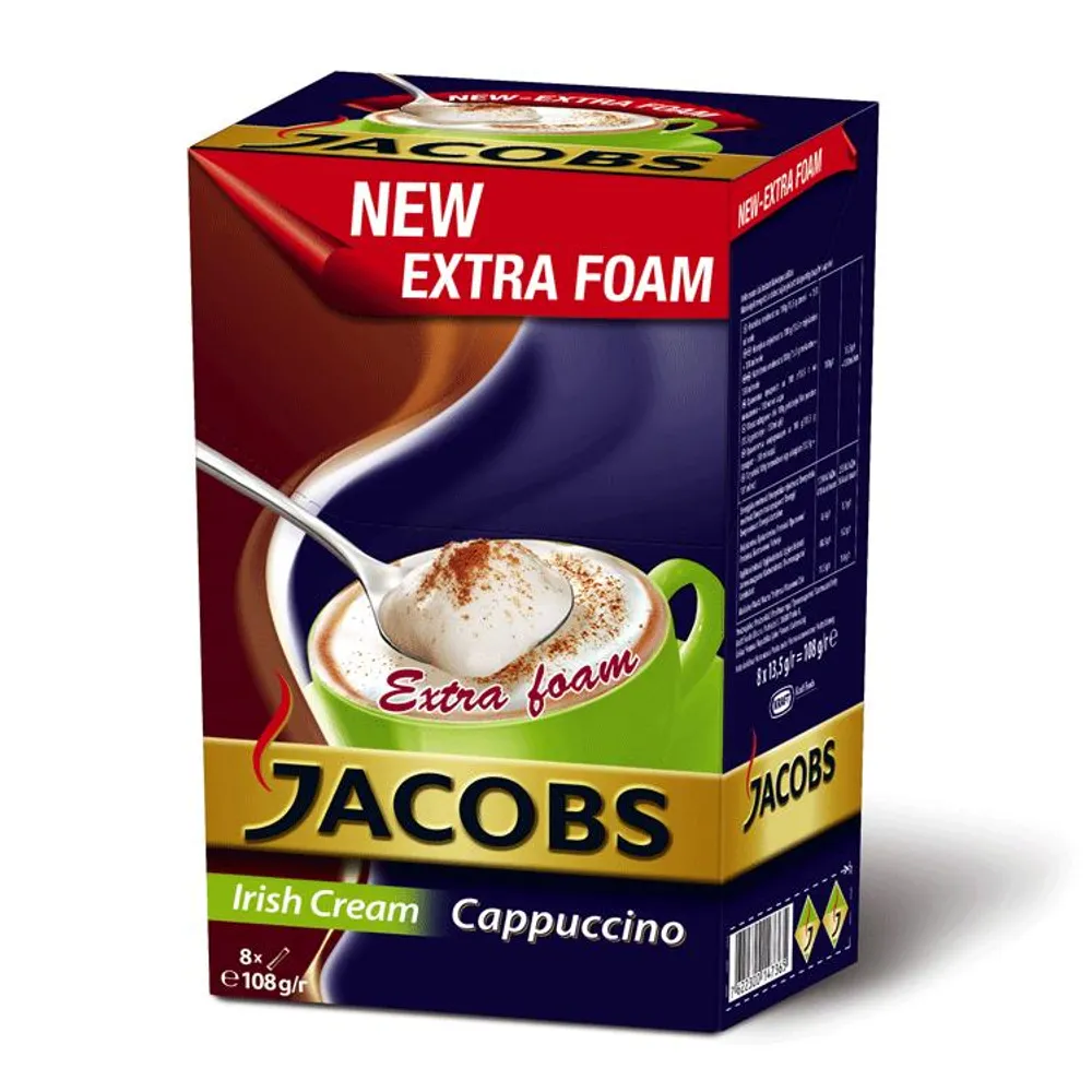 Jacobs irish cappuchino 8 x 13,5 g