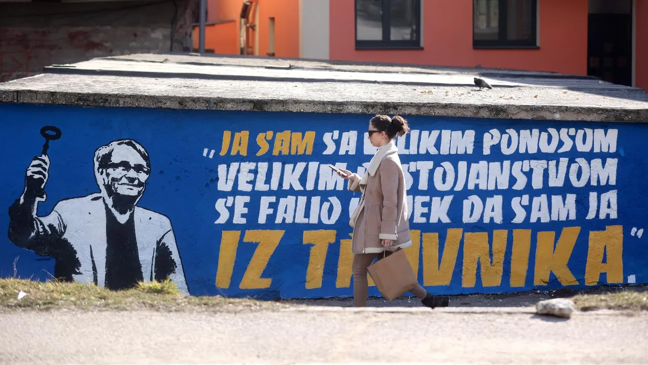 Mural Ćire Blaževića u Travniku