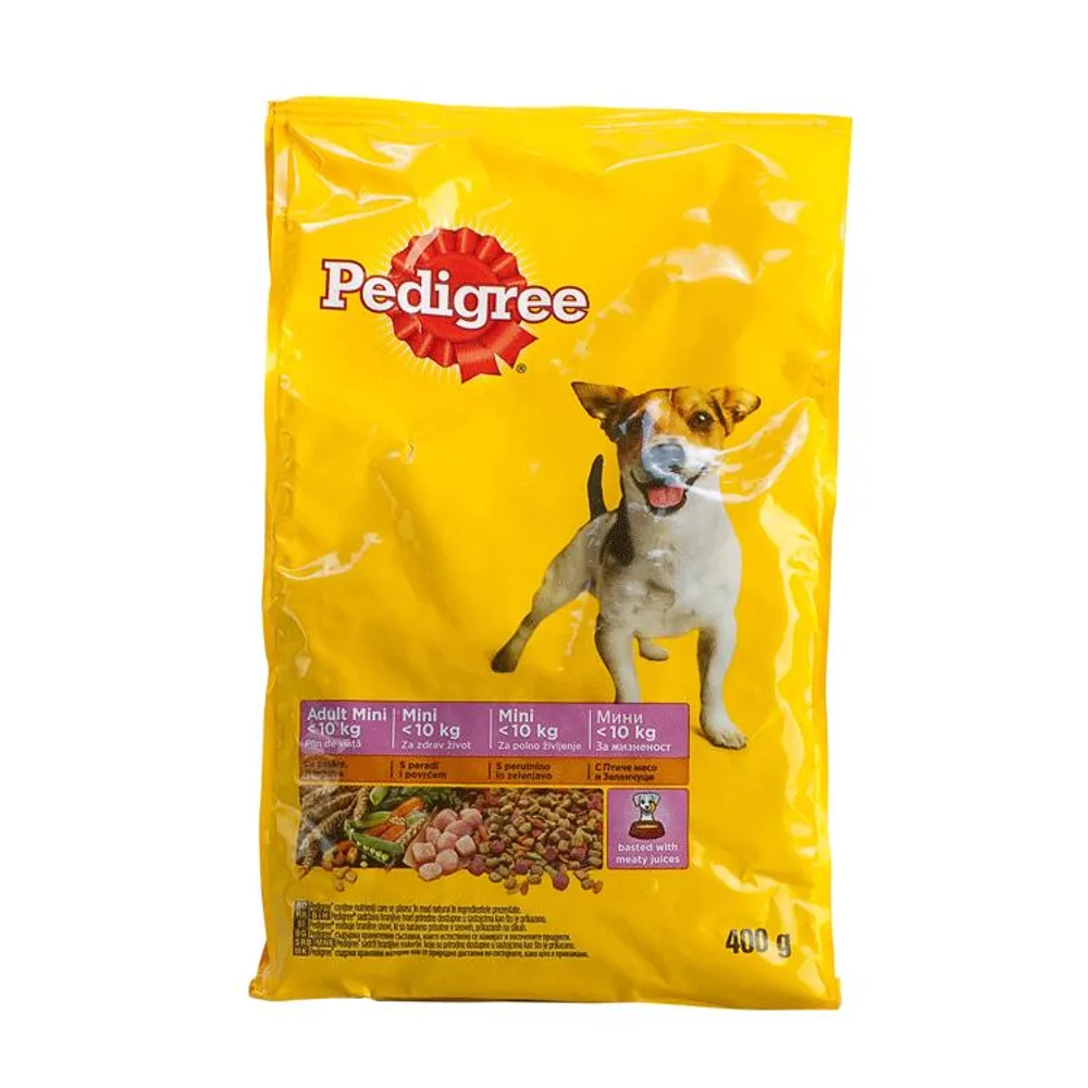 Pedigree mini perad/povrće/riža 400 g