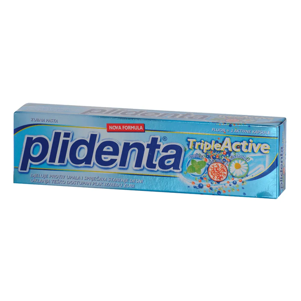 Plidenta Triple Action zubna pasta 75 ml