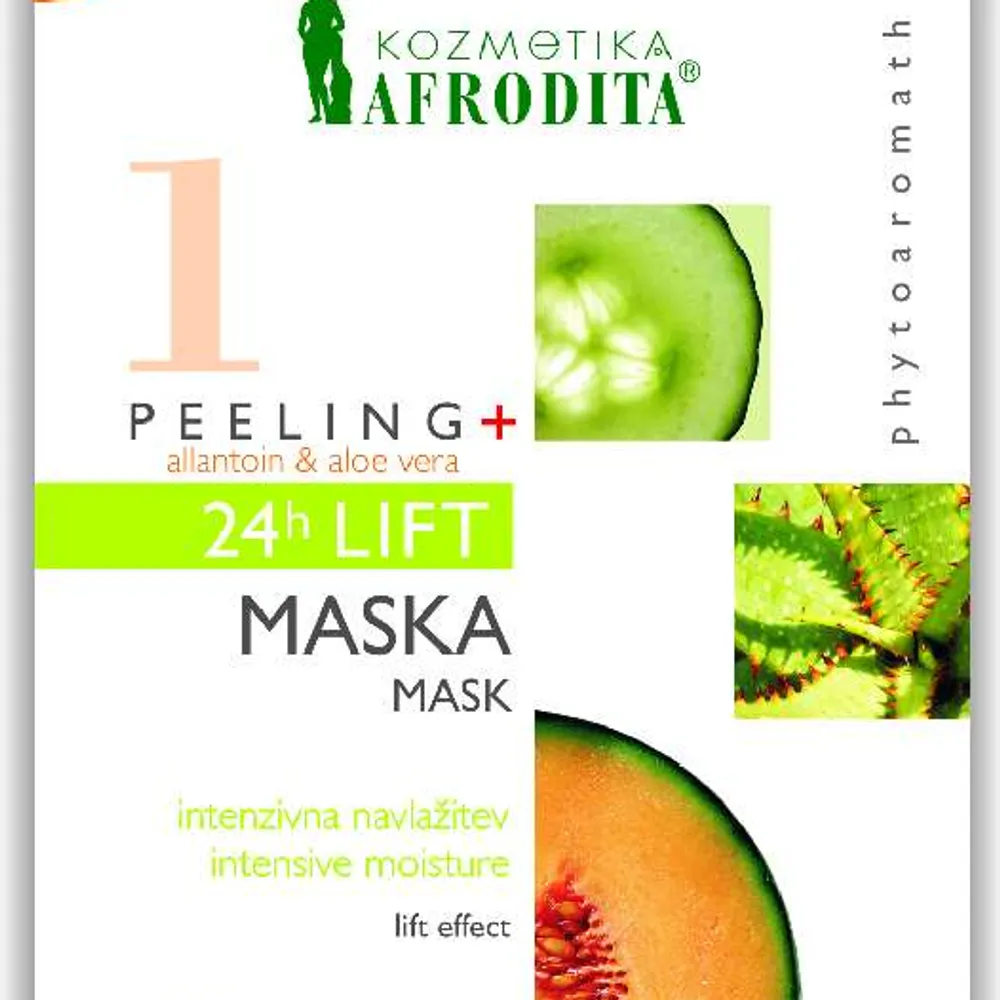 Afrodita 24h lifting i piling allan & aloe vera maska za lice