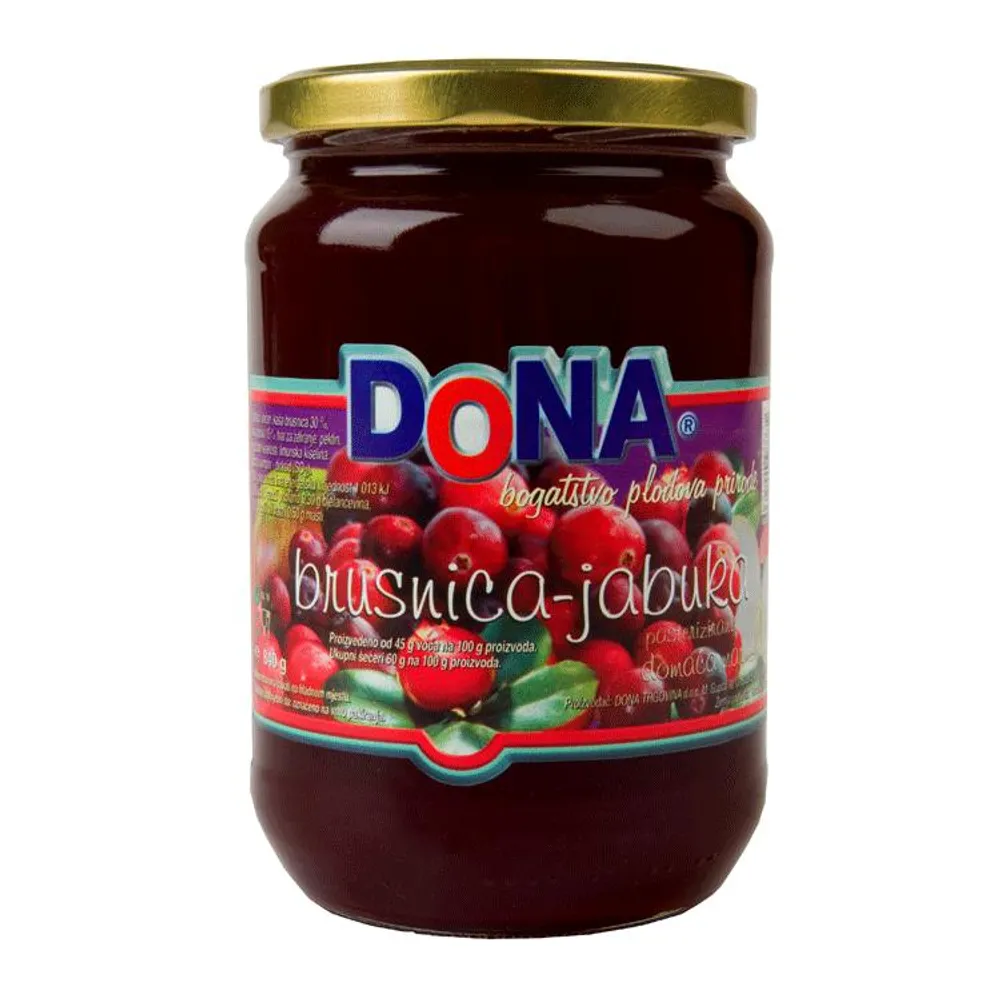 Dona džem brusnica/jabuka 840g