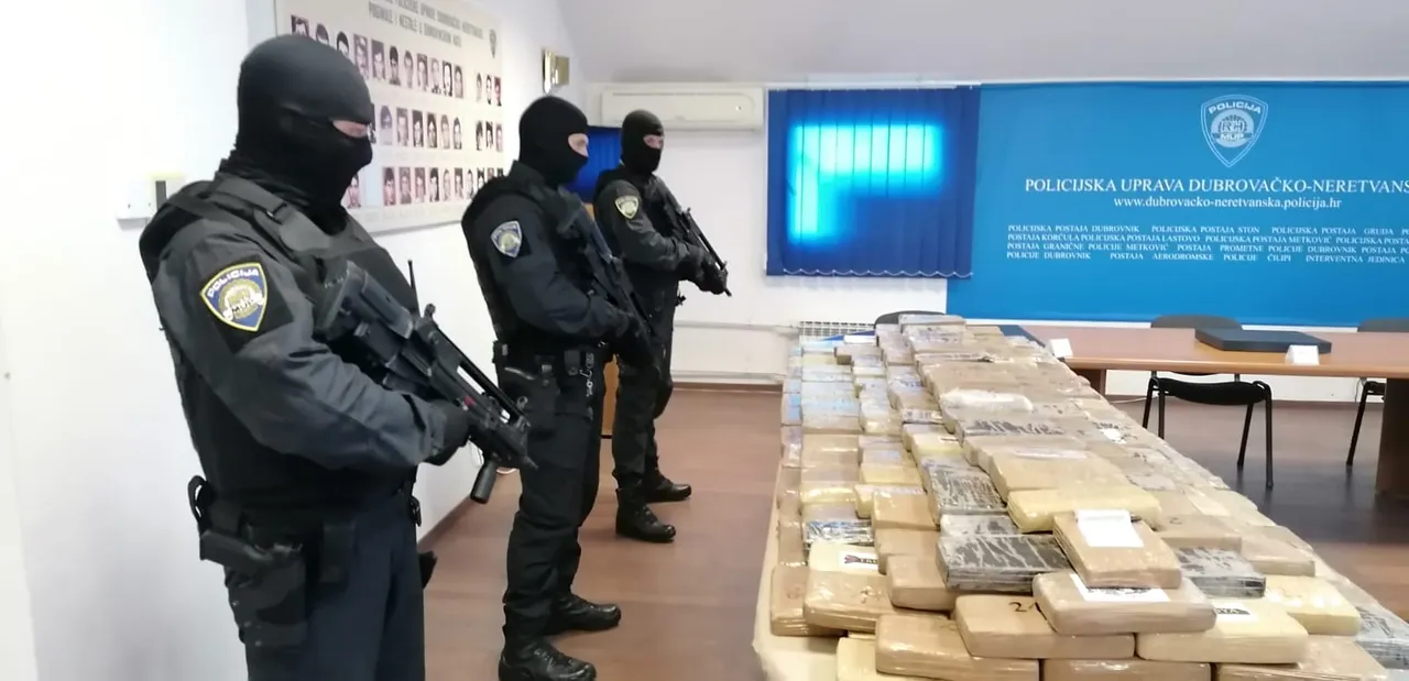 Zapljena kokaina u Dubrovniku